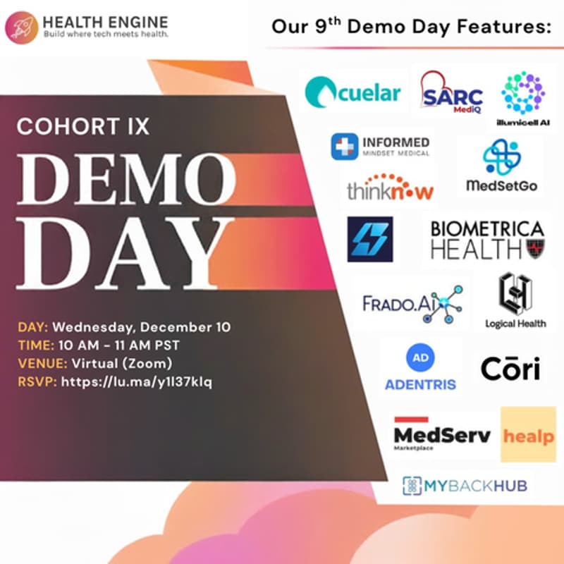 Cover Image for Health Engine Cohort IX Demo Day
