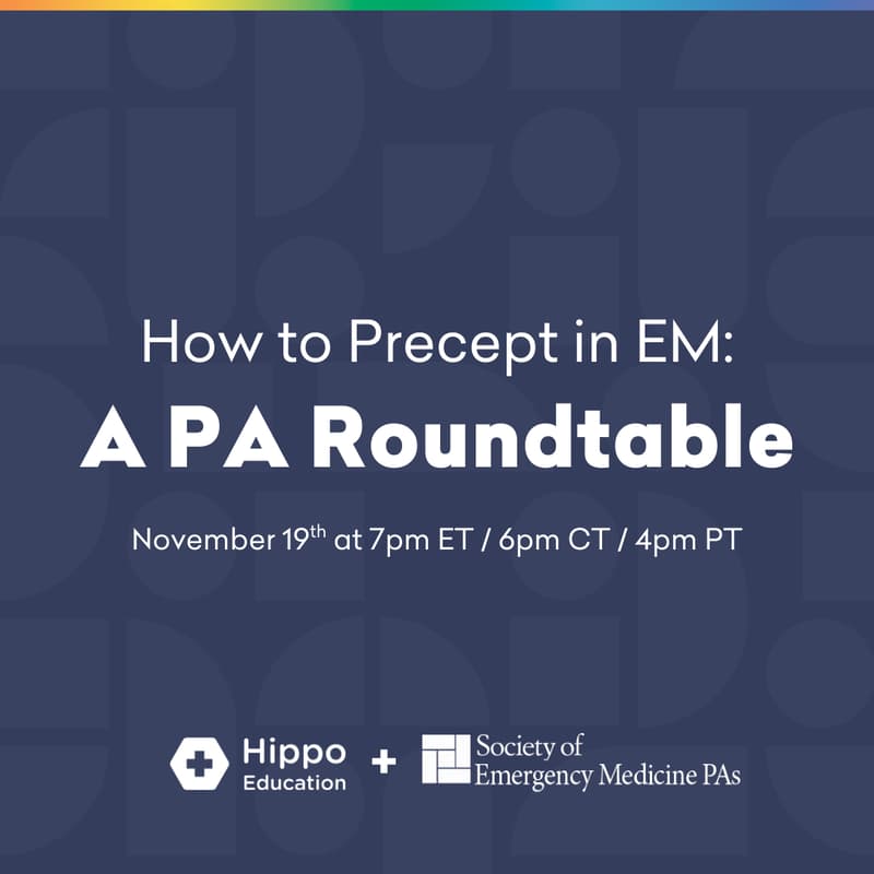 Cover Image for How to Precept in EM: A PA Roundtable
