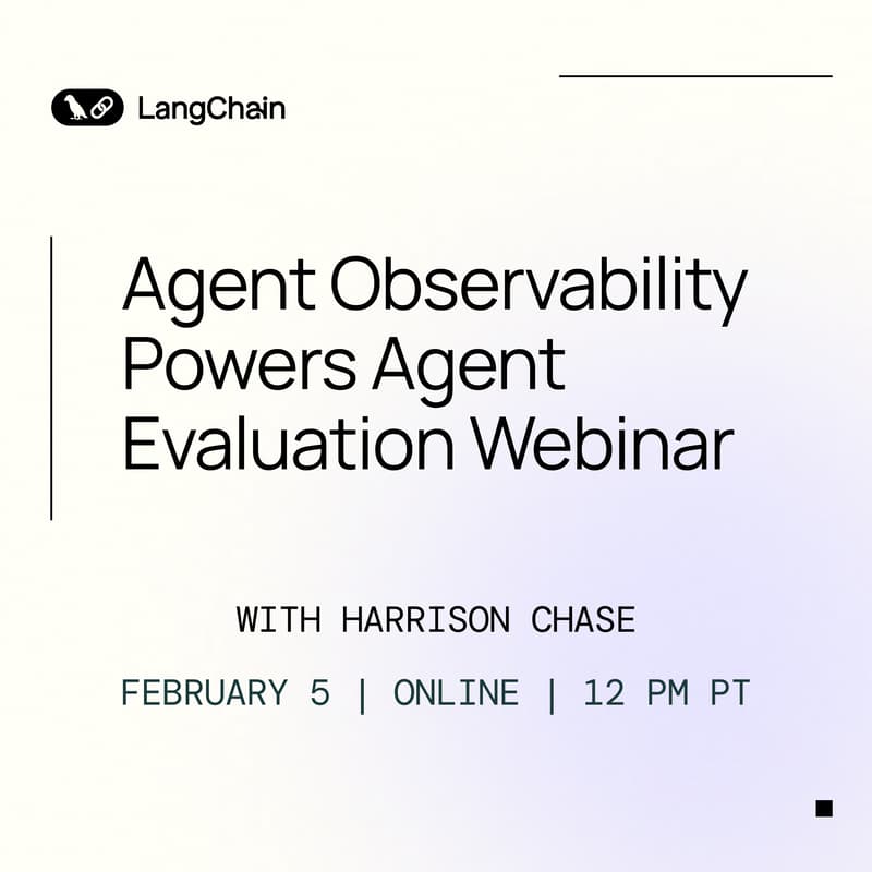 Cover Image for Webinar: Agent Observability Powers Agent Evaluation