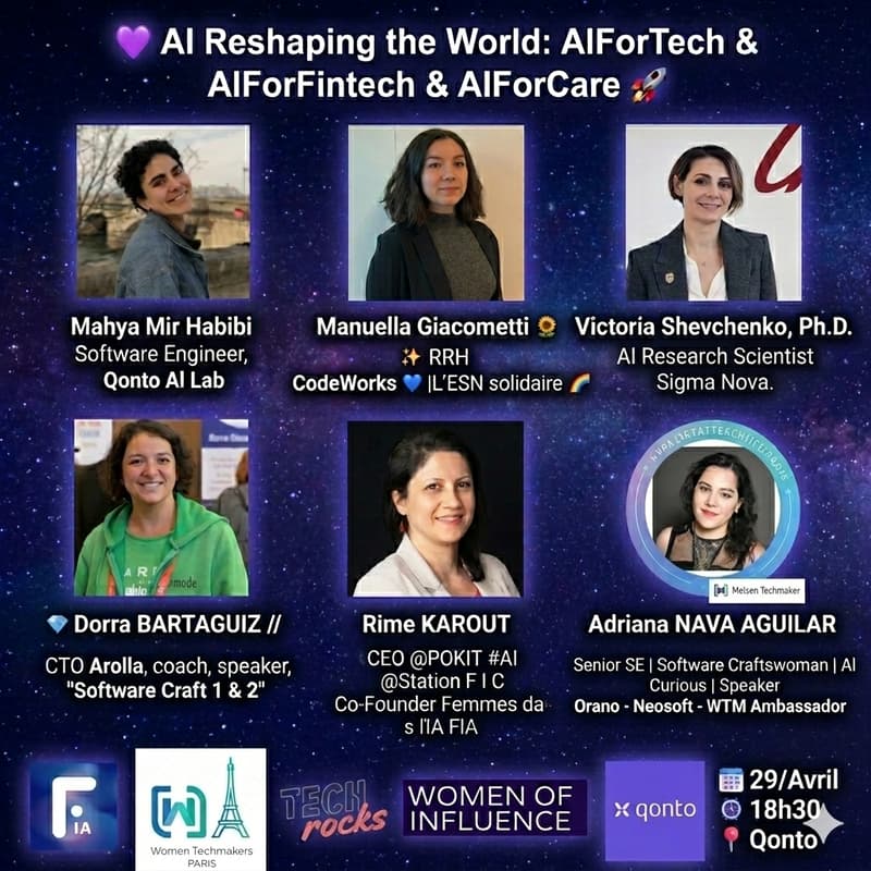 Cover Image for 💜Meetup: AI Reshaping the World: AIForTech & AIForCare 🚀