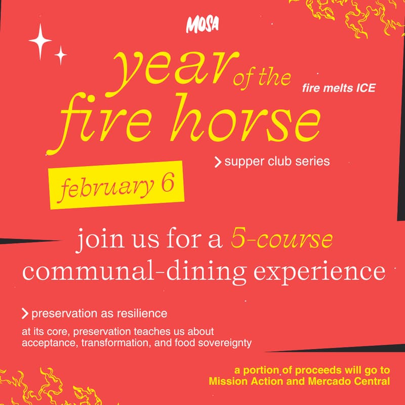 Cover Image for 🔥 MOSA’s Year of the Fire Horse Series: Preservation as Resilience ft. 5-course Seasonal Menu (2/6)