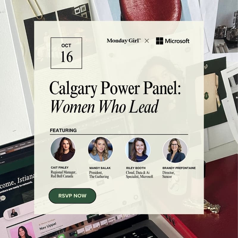 Cover Image for CALGARY Member Meetup: Monday Girl x Microsoft: Women Who Lead Power Panel