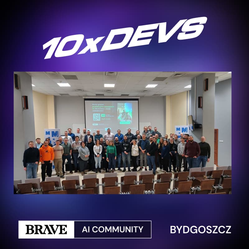 Cover Image for „AI w Biznesie: Agenci B2B i Inżynieria 10x” w Bydgoszczy!" | BRAVE AI COMMUNITY BYDGOSZCZ #3