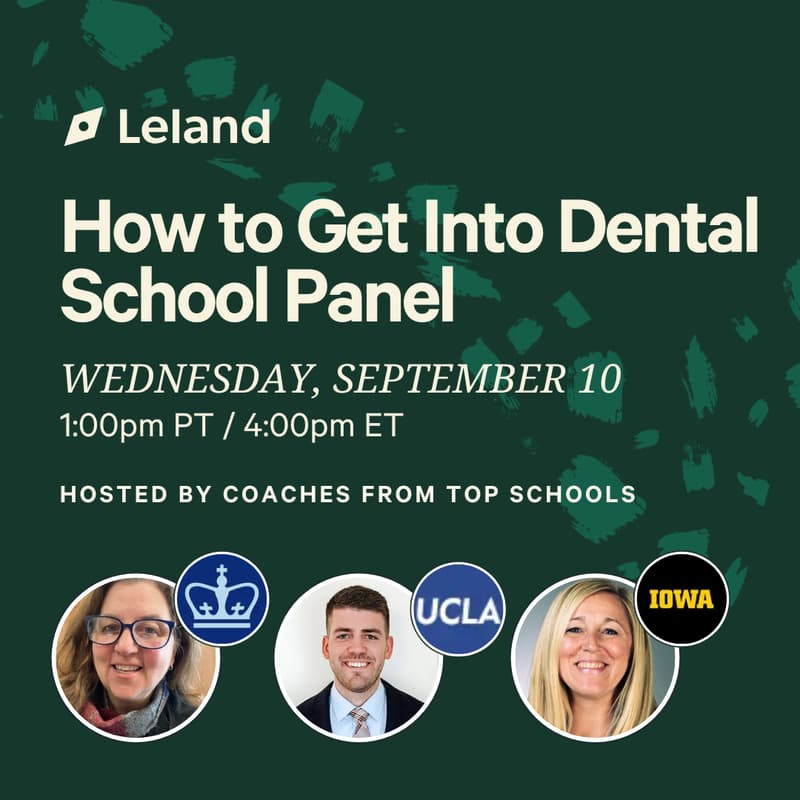 Cover Image for How to Get Into Dental School Panel