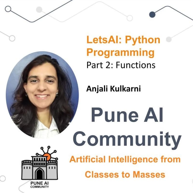 Cover Image for PAIC LetsAI Python Programming Part 2 Functions