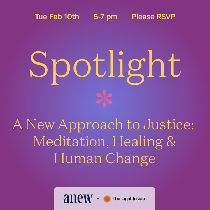 Cover Image for A New Approach to Justice: Meditation, Healing, and Human Change