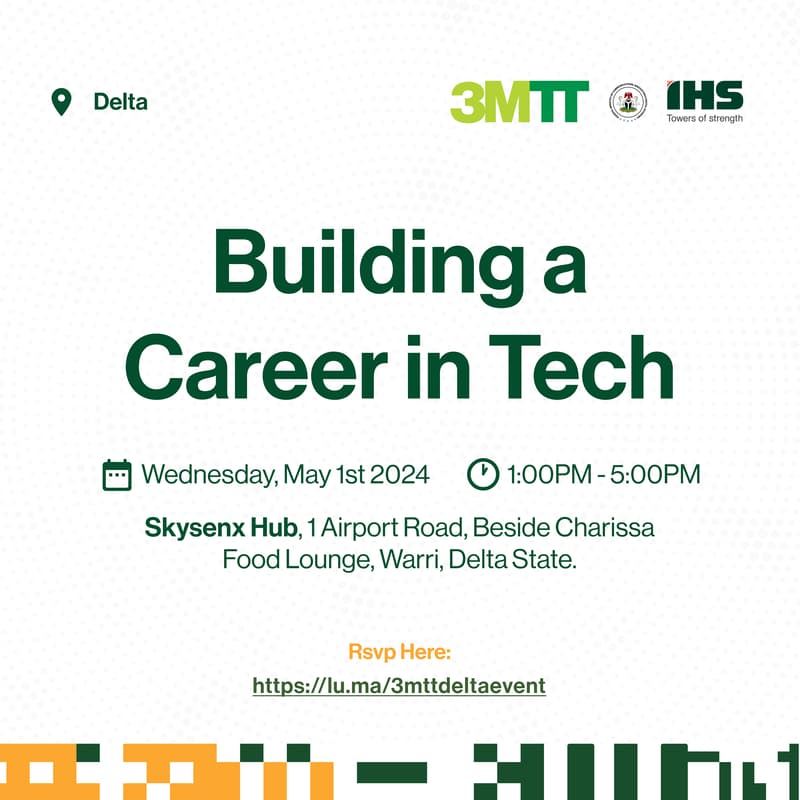 Cover Image for Building a Career in Tech - 3MTT Delta