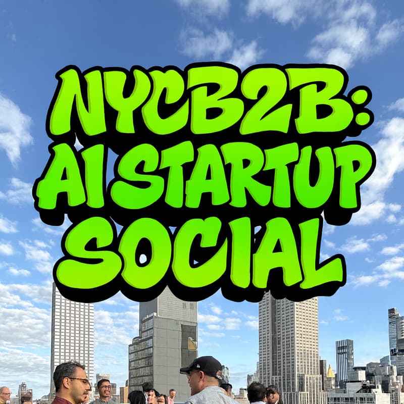 Cover Image for NYCB2B: AI Startup Social