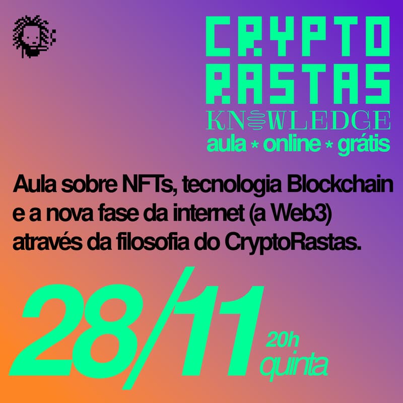 Cover Image for Aula CryptoRastas (pt1 & pt2)