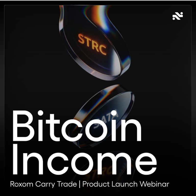 Cover Image for Bitcoin Income by Roxom - Carry Trade Launch