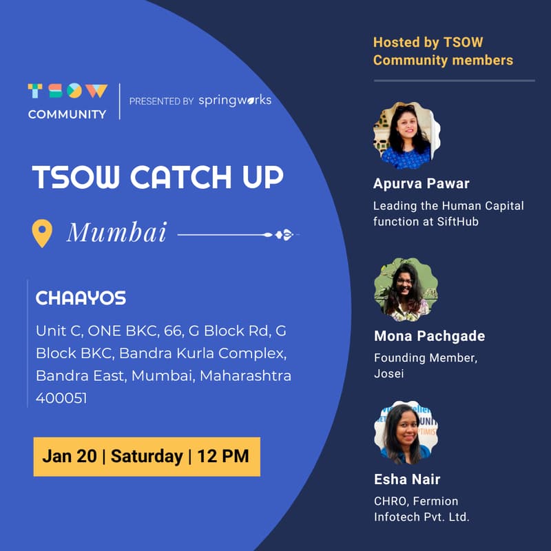 Cover Image for TSOW Catchup in Mumbai