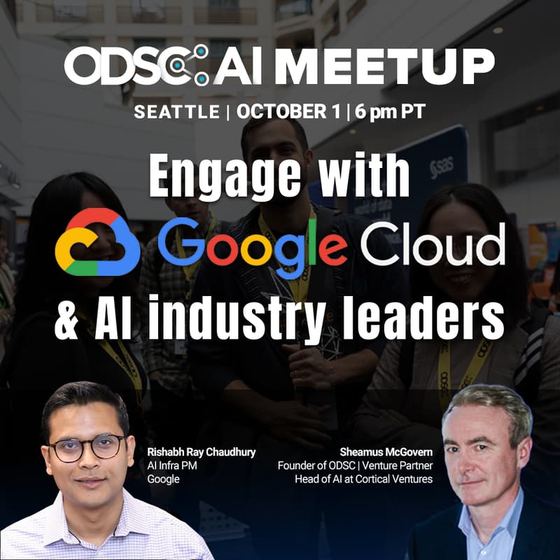 Cover Image for ODSC & Google Cloud AI Meetup in Seattle, WA