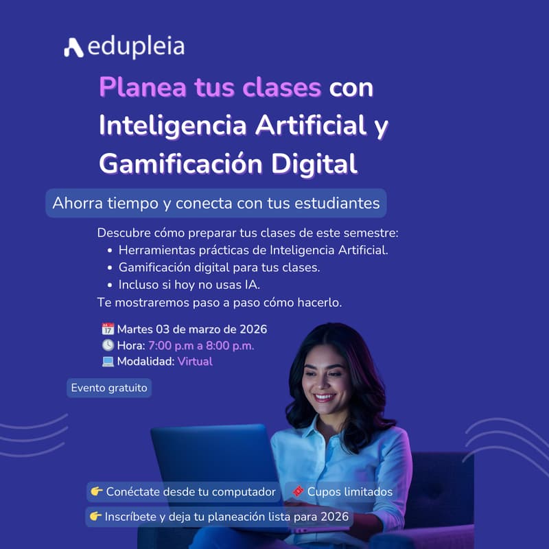 Foto de portada de Planea tus clases con Inteligencia Artificial y Gamificación Digital - Cohorte 2