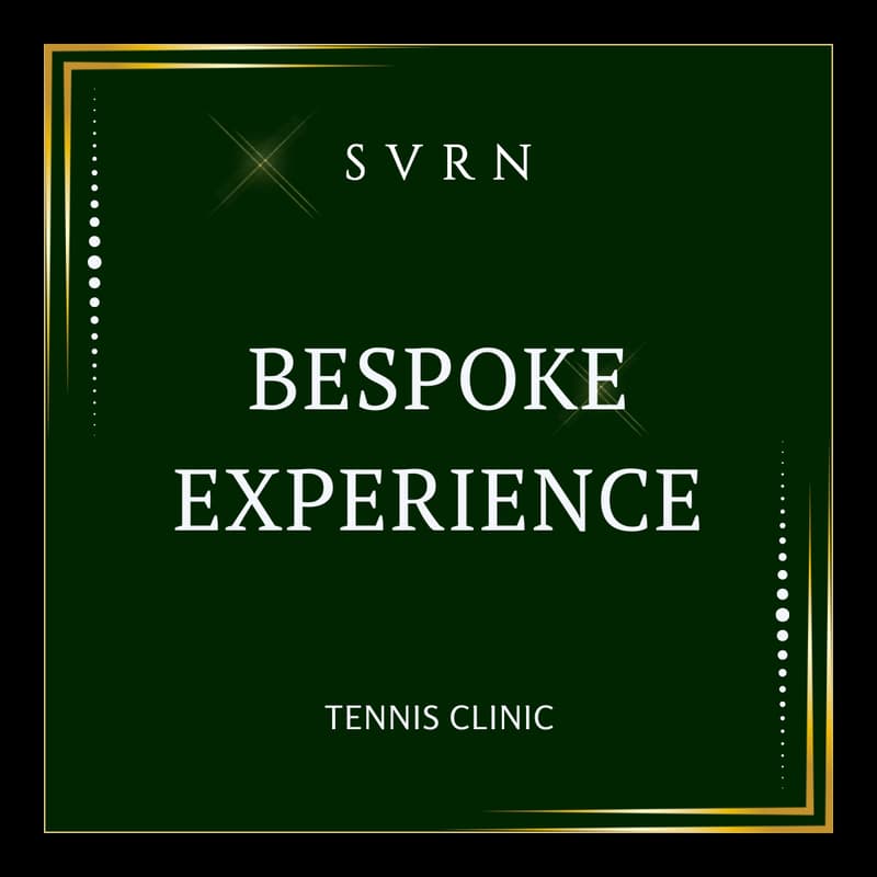 Cover Image for SVRN Bespoke Experience | Tennis Clinic
