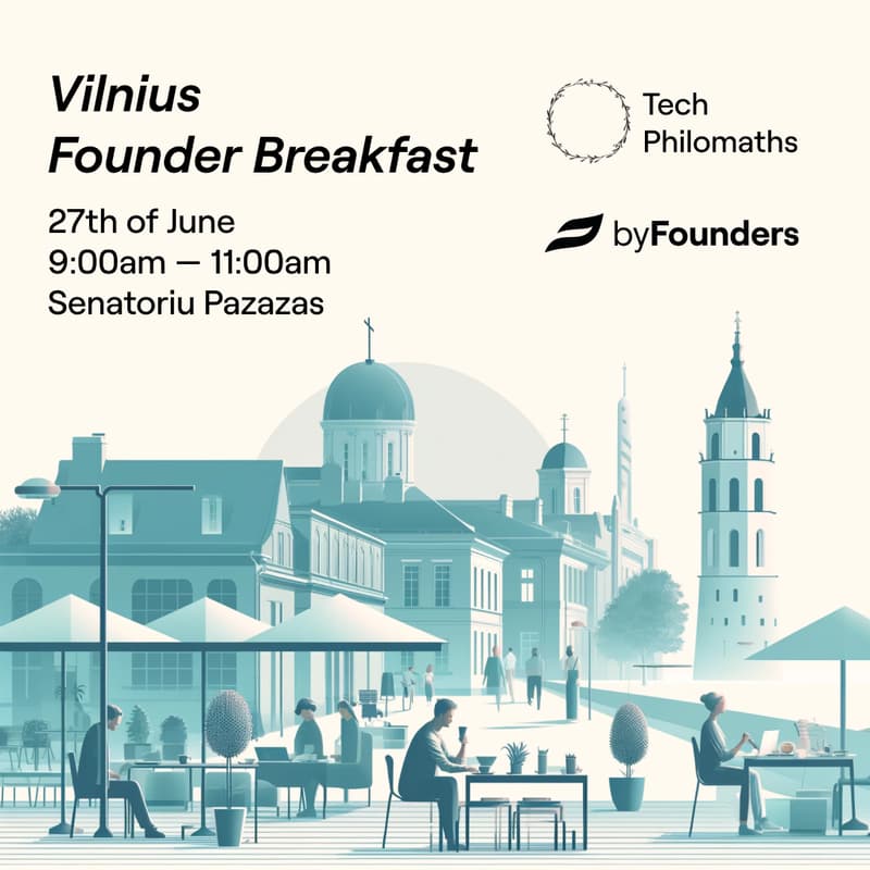 Cover Image for Founder Breakfast with Tech Philomaths & byFounders