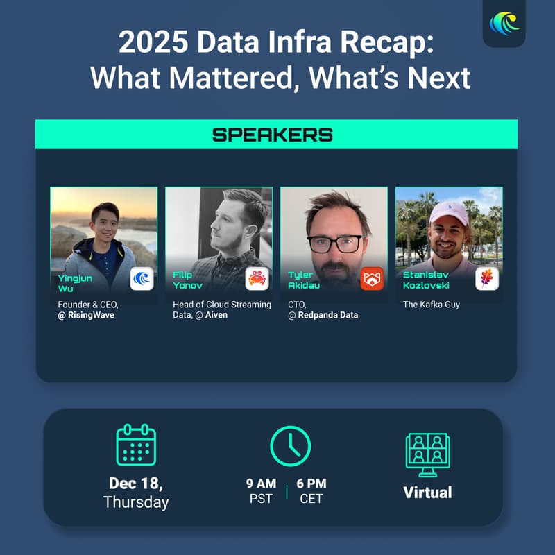 Cover Image for 2025 Data Infra Recap: What Mattered, What’s Next