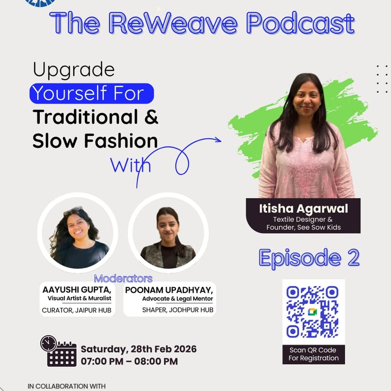 Cover Image for The ReWeave Podcast- Episode 2 | Traditional and Slow Fashion