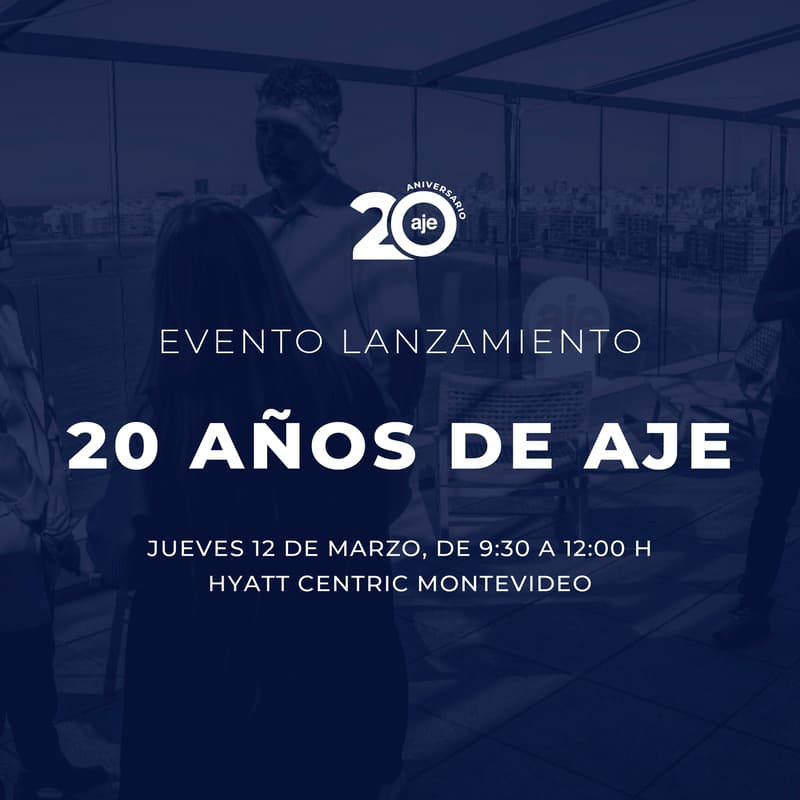 Foto de portada de Lanzamiento 20 años de AJE