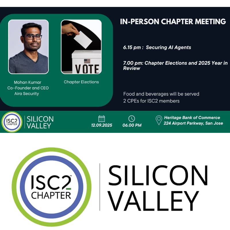 Cover Image for ISC2 Silicon Valley: December 2025 Chapter Meeting