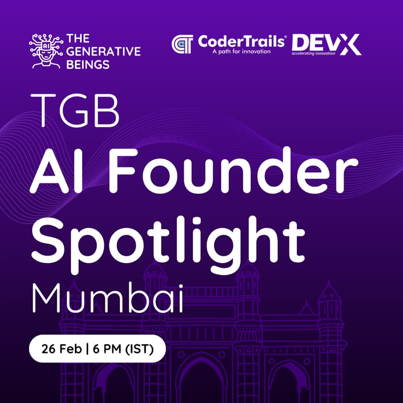 Cover Image for TGB AI Founder Spotlight - Mumbai