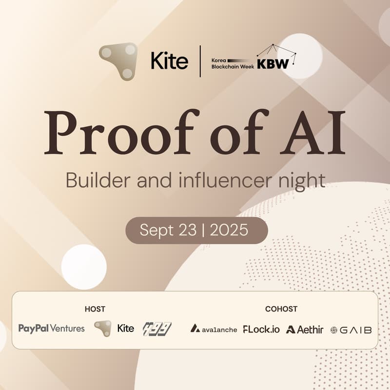 Cover Image for Proof of AI - Builder and Influencer Night @KBW by PayPal Ventures & KITE AI & 499