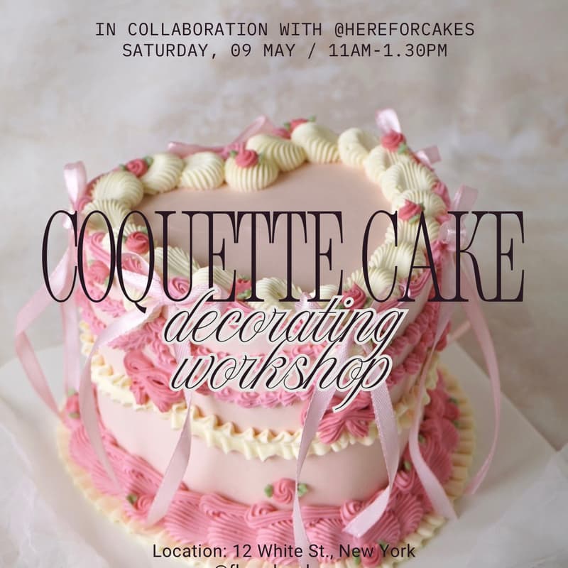 Cover Image for Coquette Cake Decorating 🎀🤍