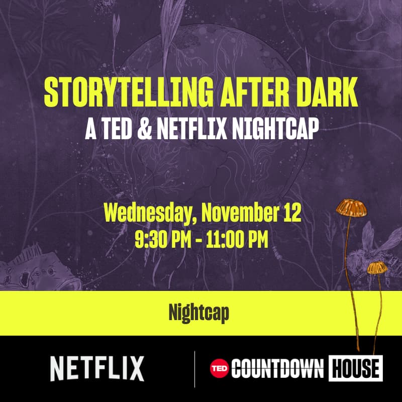 Cover Image for Storytelling after dark: A TED & Netflix nightcap