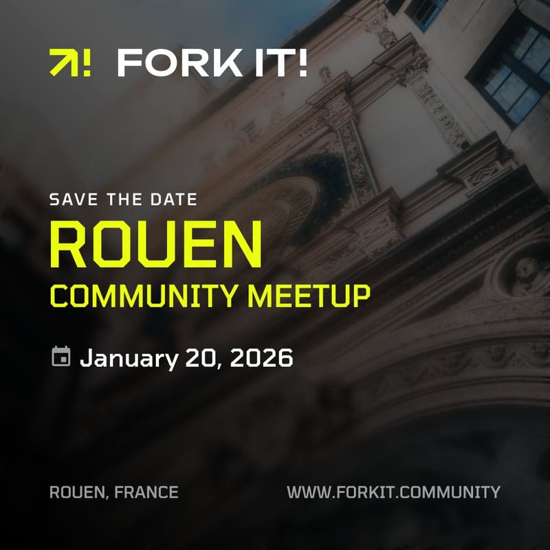 Cover Image for Fork it! Meetup Rouen, France 2026 - OpenStreetMap