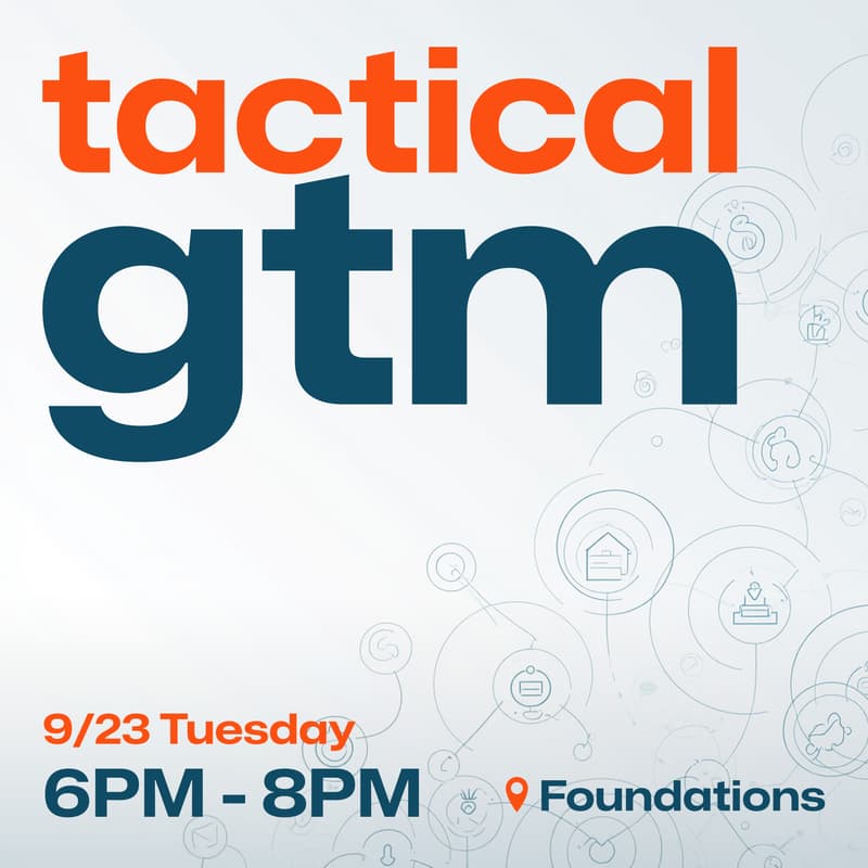 Cover Image for Tactical GTM - September Meetup