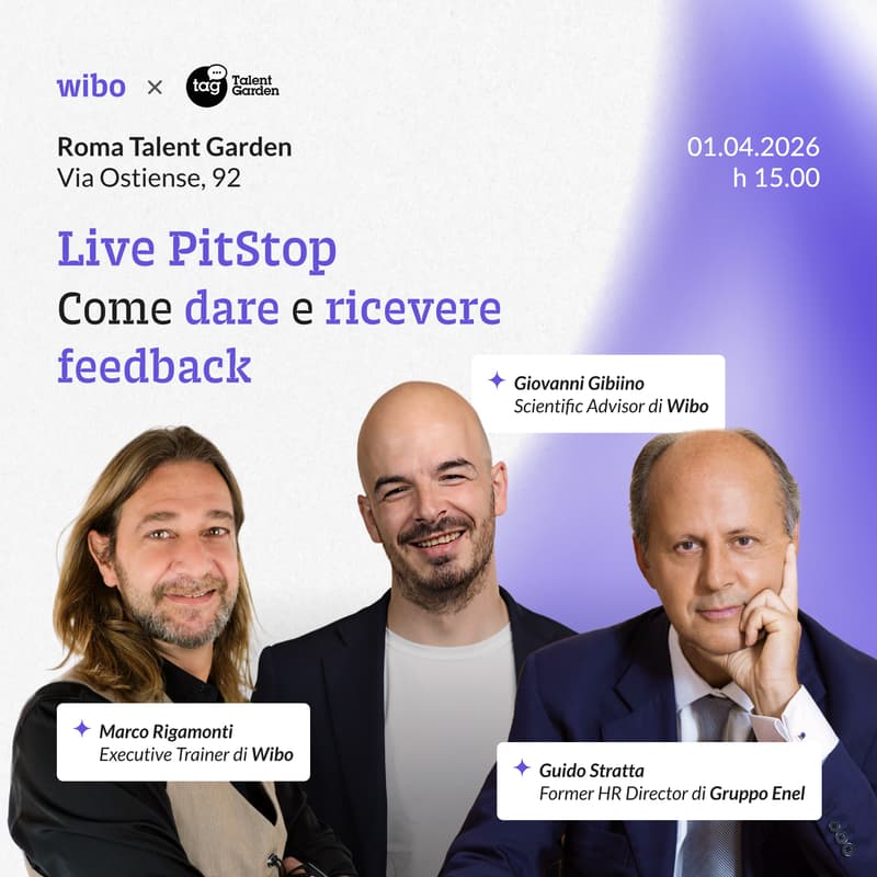 Cover Image for Live PitStop | Come dare e ricevere feedback con Guido Stratta