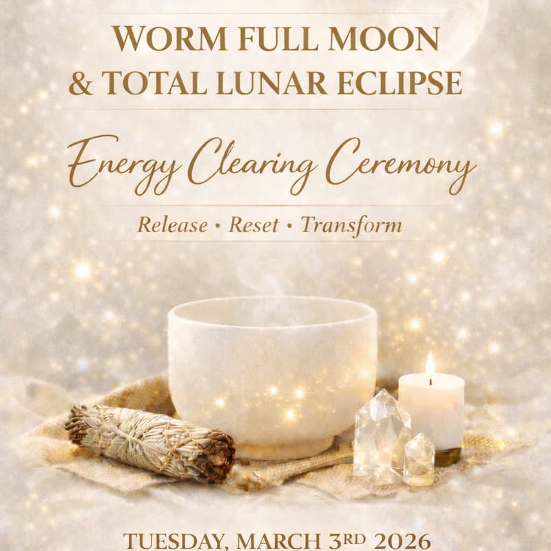 Cover Image for Luminary Soul Presents: "Worm" Full Moon + Total Lunar Eclipse Group Energy Clearing