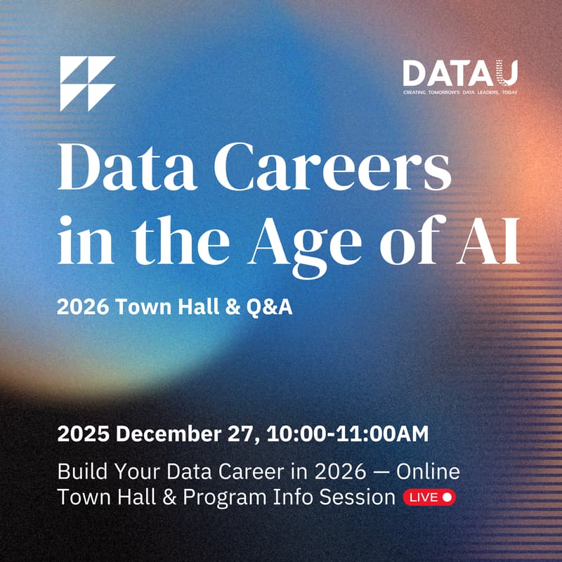 Cover Image for Data Careers in the Age of AI — 2026 Town Hall & Q&A