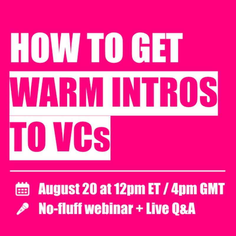 Cover Image for How to get warm intros to VCs