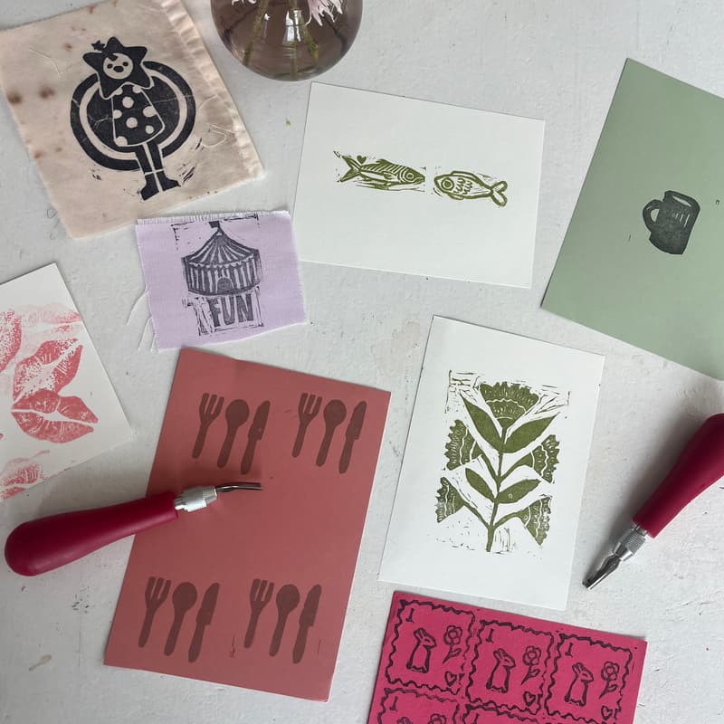 Cover Image for Print Club: Linocut Stamps