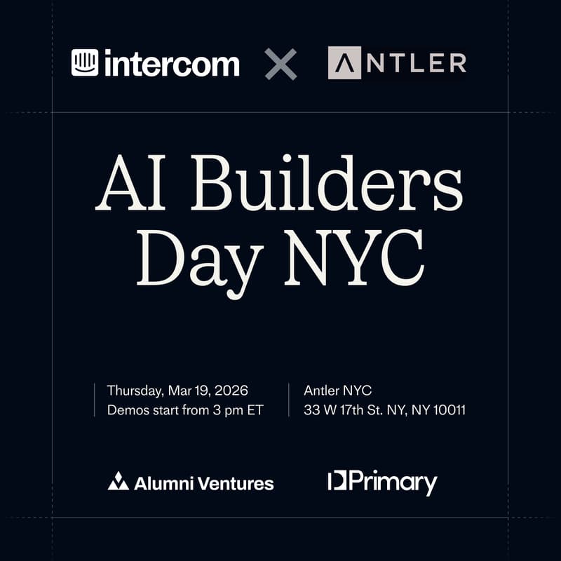 Cover Image for AI Builders Day NYC: Intercom x Antler