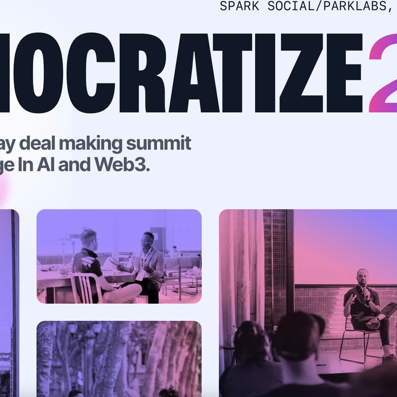 Cover Image for DEMOCRATIZE24 AI+Web3 Summit in San Francisco