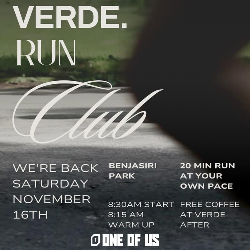 Cover Image for ONE OF US x VERDE Run Club
