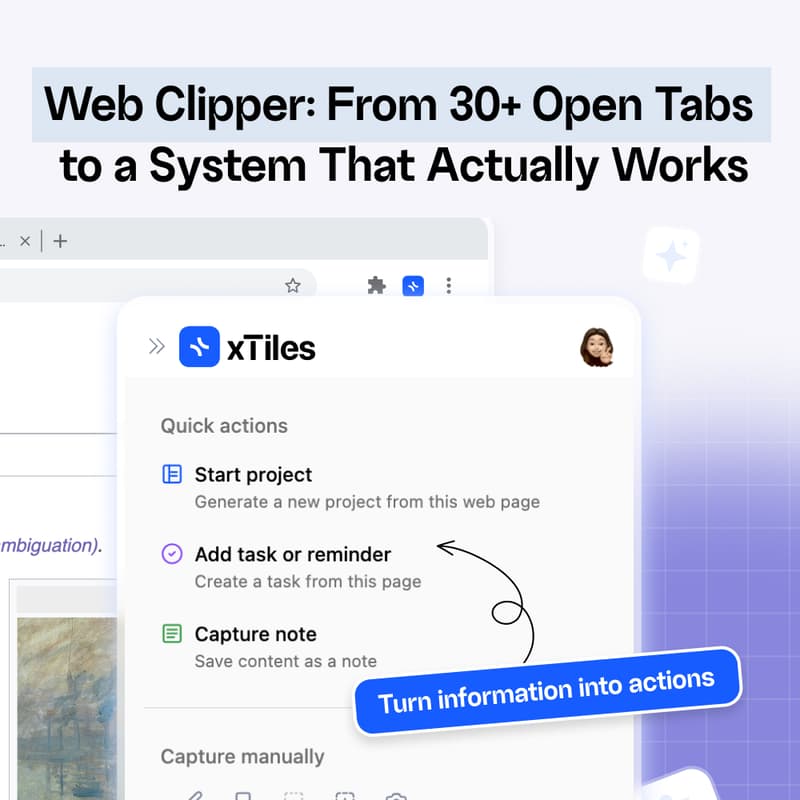 Web Clipper: From 30+ Open Tabs to a System That Actually Works · Luma