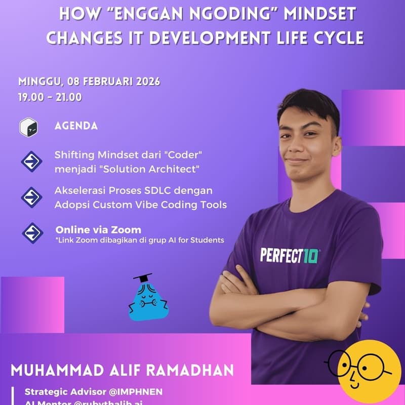 Cover Image for How “Enggan Ngoding” Mindset changes IT Development Life Cycle