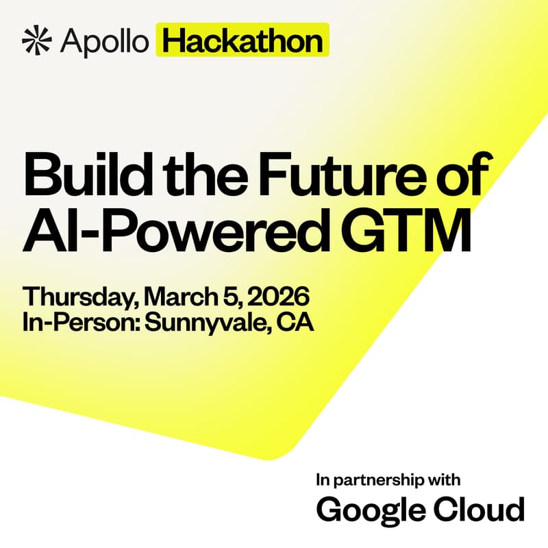 Cover Image for Apollo × Google Cloud Hackathon: Build the Future of AI-Powered GTM