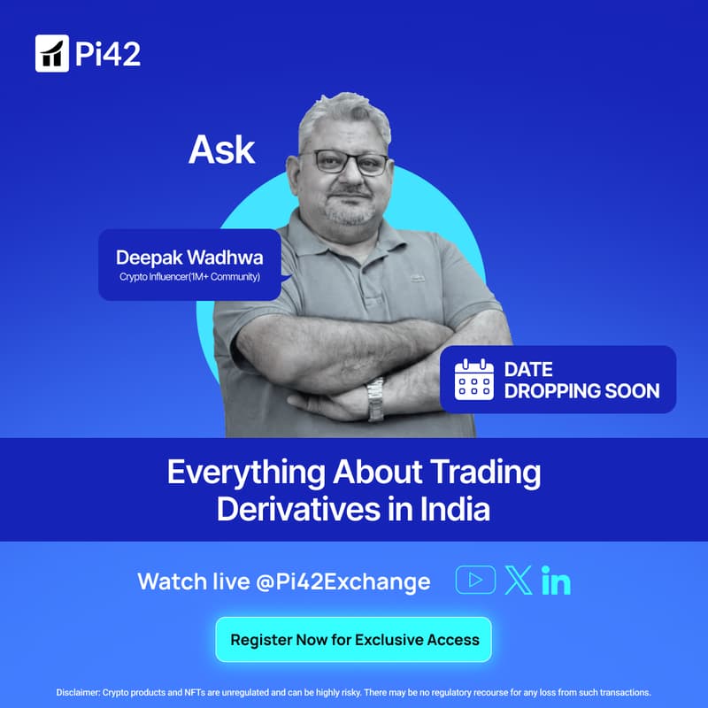Cover Image for Ask Mr Deepak Wadhwa (Crypto Influencer)- LIVE