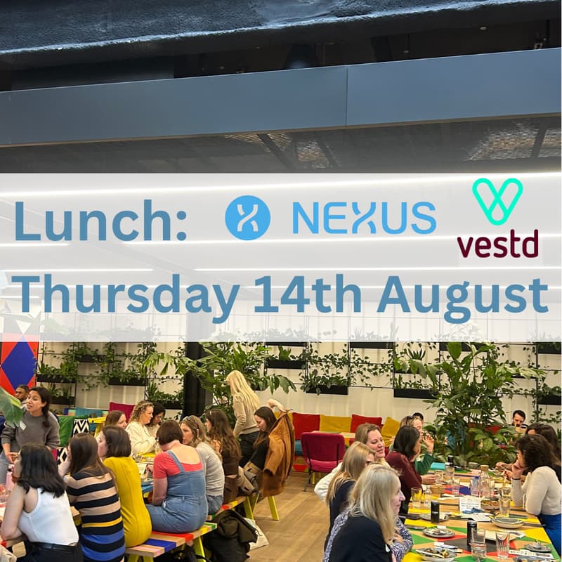 Cover Image for 14th August Lunch. Female Founders : Women's Health Innovators