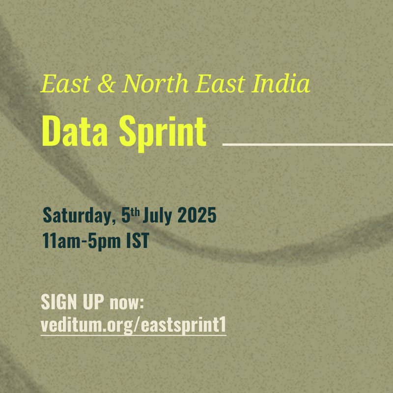 Cover Image for East & North East India Data Sprint - India Sand Watch