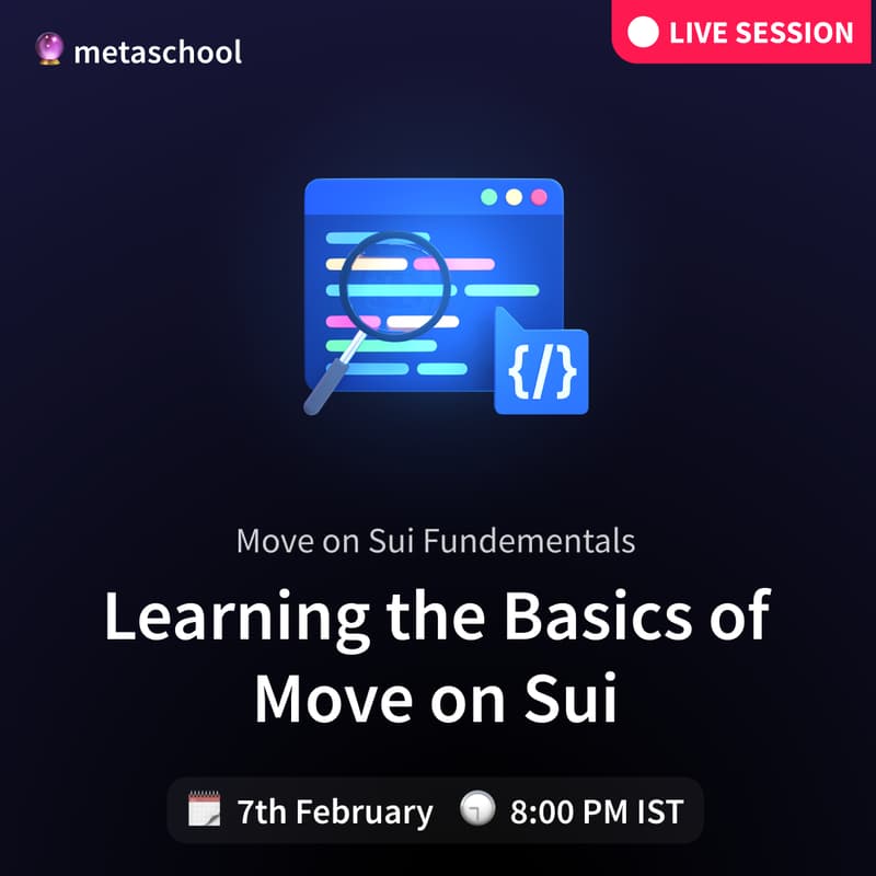 Cover Image for Learning the basics of Move on Sui