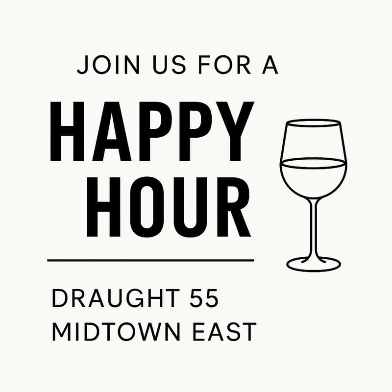 Cover Image for Midtown East: Happy hour