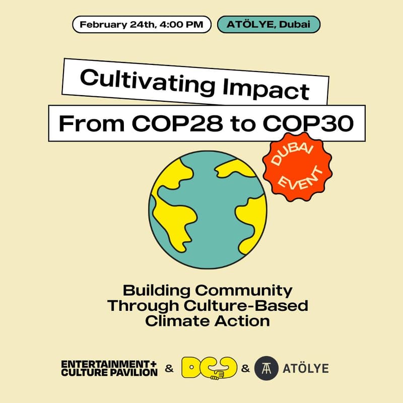 Cover Image for Cultivating Impact from COP28 to COP30: Building Community Through Culture-Based Climate Action