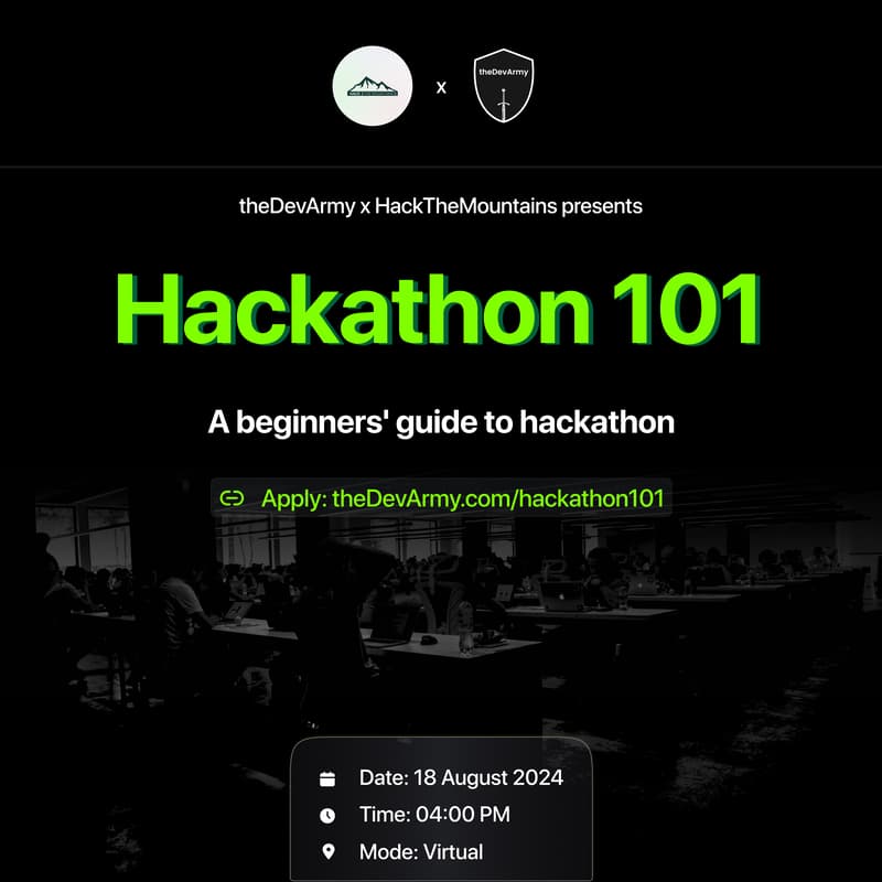 Hackathon 101 · Luma