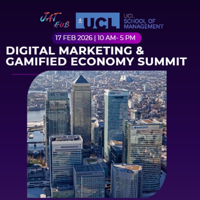 Cover Image for JatHub x UCL Digital Marketing & Gamified Economy Summit