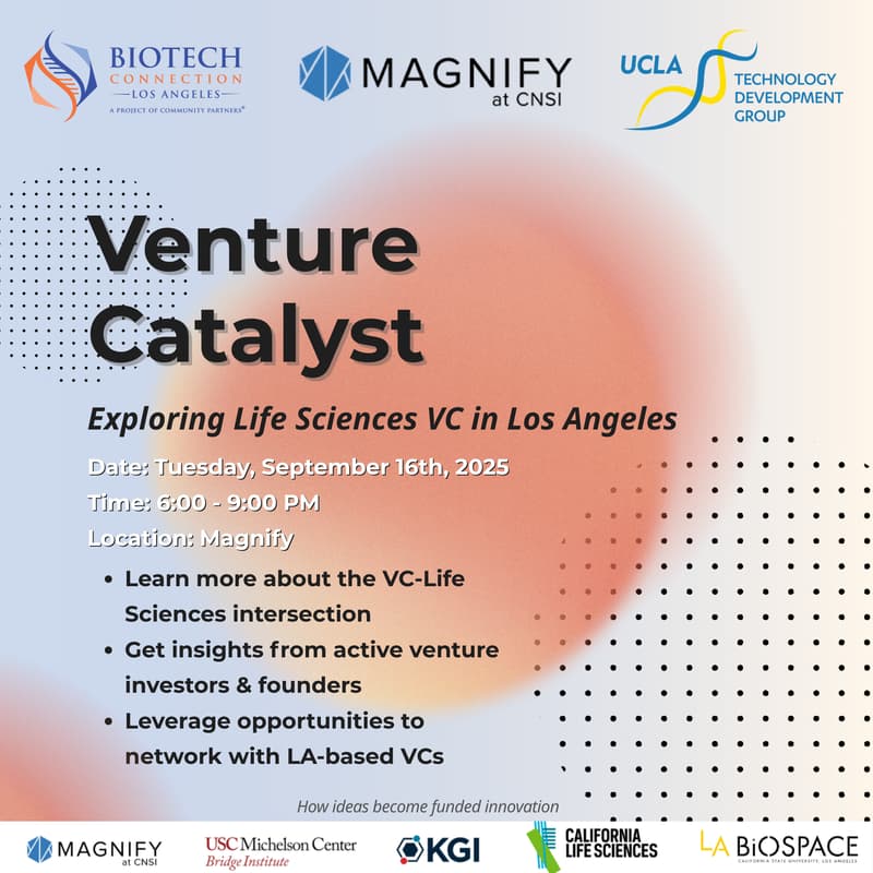 Cover Image for Venture Catalyst: Exploring Life Sciences VC in Los Angeles