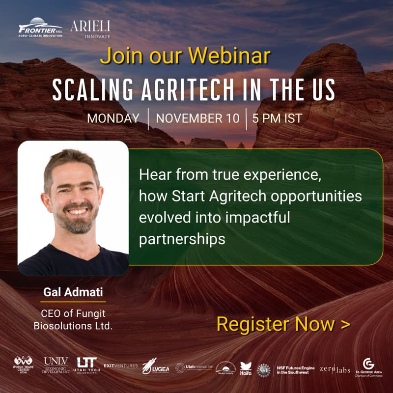 Cover Image for Join our Webinar - Scaling AgriTech in the US